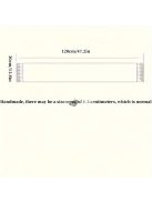 Bohém Stílusú Szürke Vászon Asztalfutó -