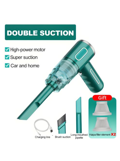 Hordozható otthoni és autós porszívó