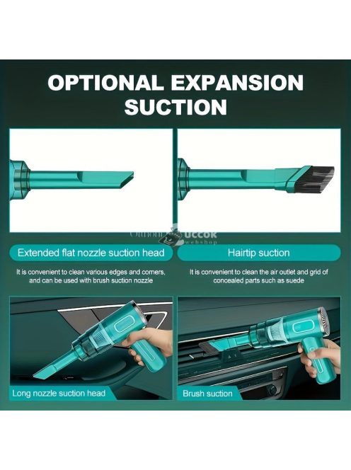 Hordozható otthoni és autós porszívó