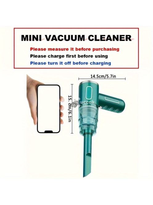 Hordozható otthoni és autós porszívó