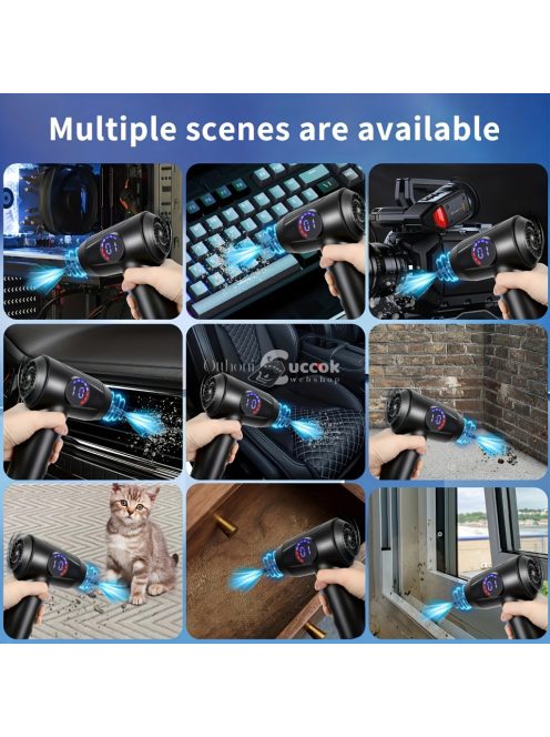 Vezeték nélküli elektromos légtisztító 6000mAh gyorstöltéssel