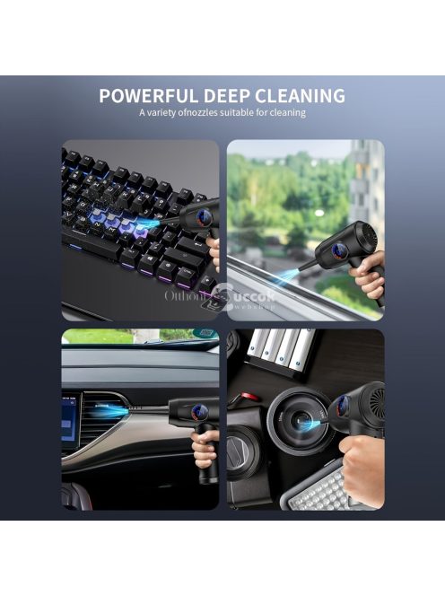 Vezeték nélküli elektromos légtisztító 6000mAh gyorstöltéssel