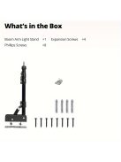 Több Szögben Állítható Felső Fénytartó Konzol