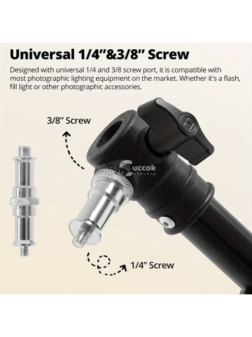 Több Szögben Állítható Felső Fénytartó Konzol