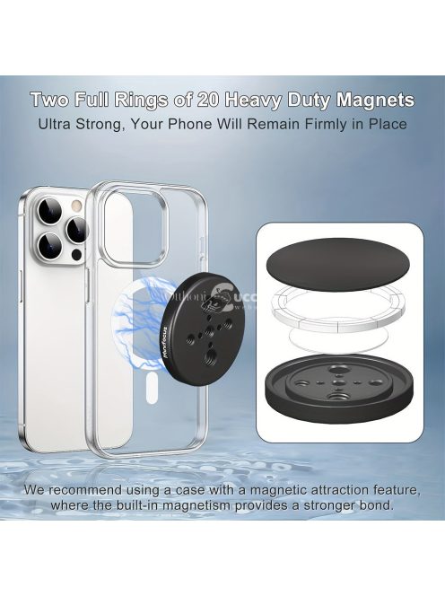 Mágneses telefon tartó adapter