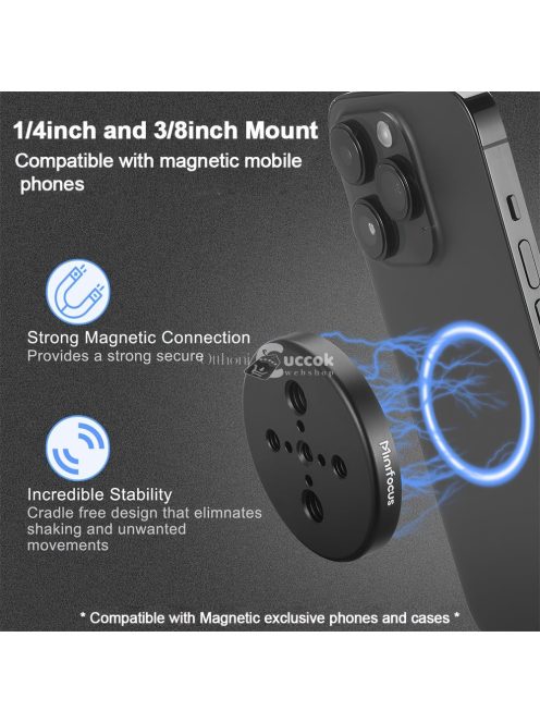 Mágneses telefon tartó adapter