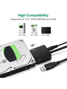 SATA-USB 3.0 külső merevlemez adapter átalakító