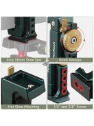 360°-os Mobiltelefon-tartó 38 mm-es csúszórésszel és gyorskioldóval