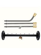 Kettő az egyben hét-fúvókás nagynyomású felületmosó kerekekkel