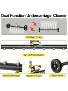 Kettő az egyben hét-fúvókás nagynyomású felületmosó kerekekkel