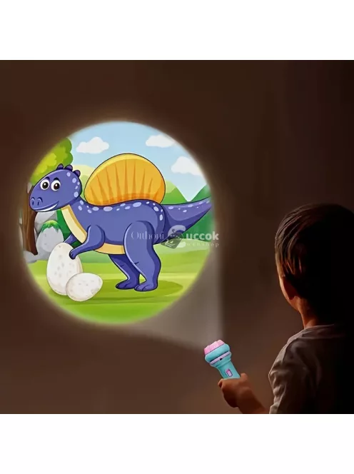 32 Mintás Zseblámpa Projektor