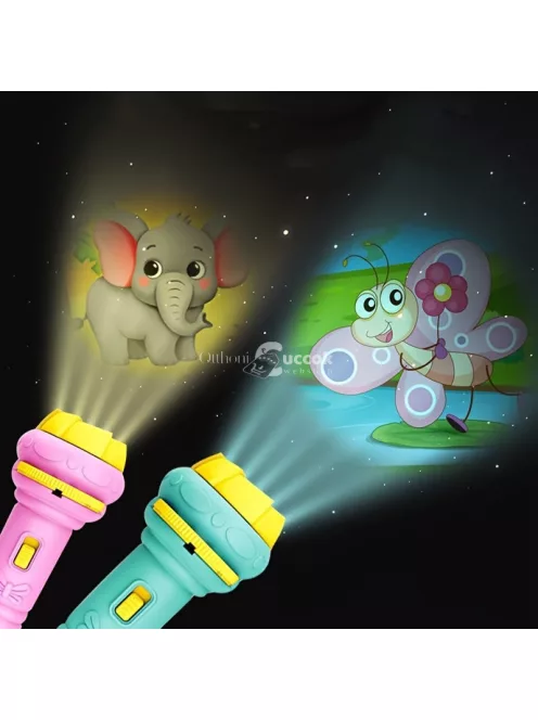 32 Mintás Zseblámpa Projektor