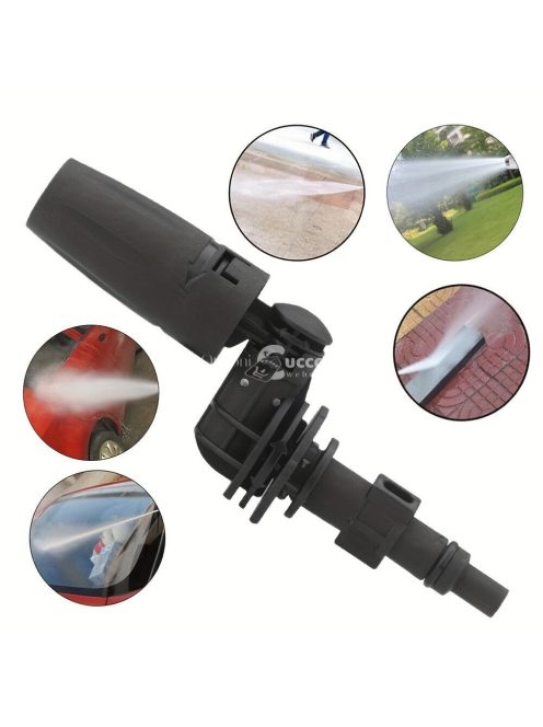 Autómosó fúvóka 360°-os forgatással