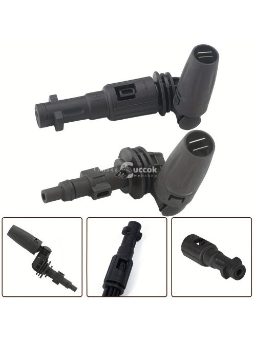 Autómosó fúvóka 360°-os forgatással