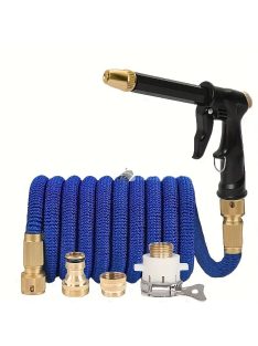   Nagynyomású motorkerékpár és autómosó vízipisztoly, akkumulátor nélküli műanyag kerti tömlő fúvóka 360°-os forgatással