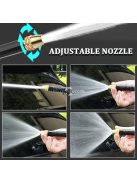 Nagynyomású motorkerékpár és autómosó vízipisztoly, akkumulátor nélküli műanyag kerti tömlő fúvóka 360°-os forgatással