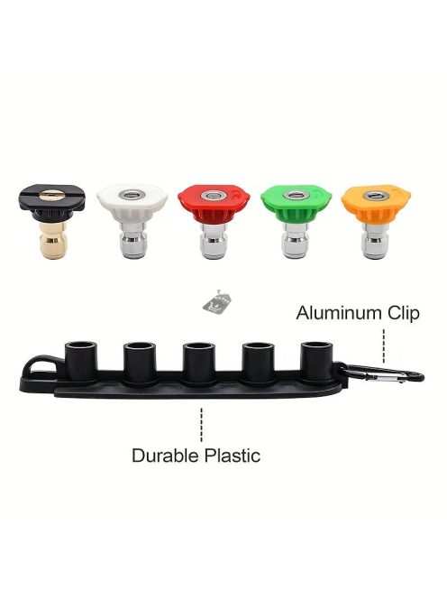 1 db magasnyomású mosóhegy készlet fúvókatartóval