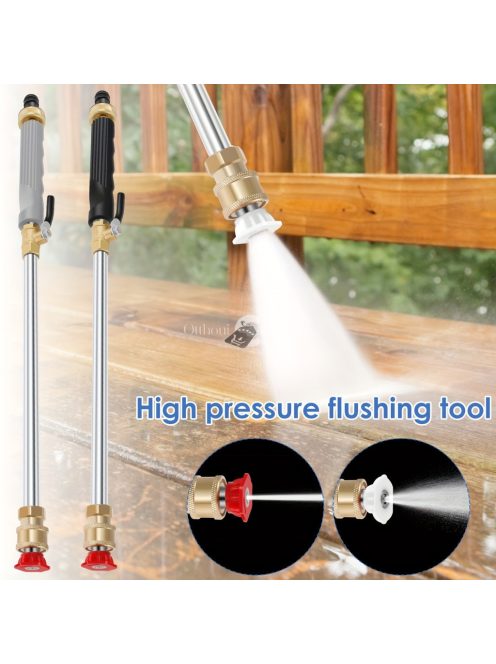 Erős nagynyomású mosókészlet kerti tömlőhöz