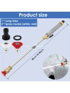 Erős nagynyomású mosókészlet kerti tömlőhöz