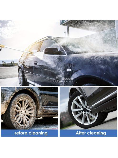 Erős nagynyomású mosókészlet kerti tömlőhöz