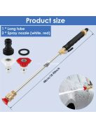 Erős nagynyomású mosókészlet kerti tömlőhöz