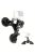 Háromszoros tapadókorongos kamera tartó 360°-os gömbfejjel