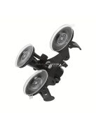 Háromszoros tapadókorongos kamera tartó 360°-os gömbfejjel