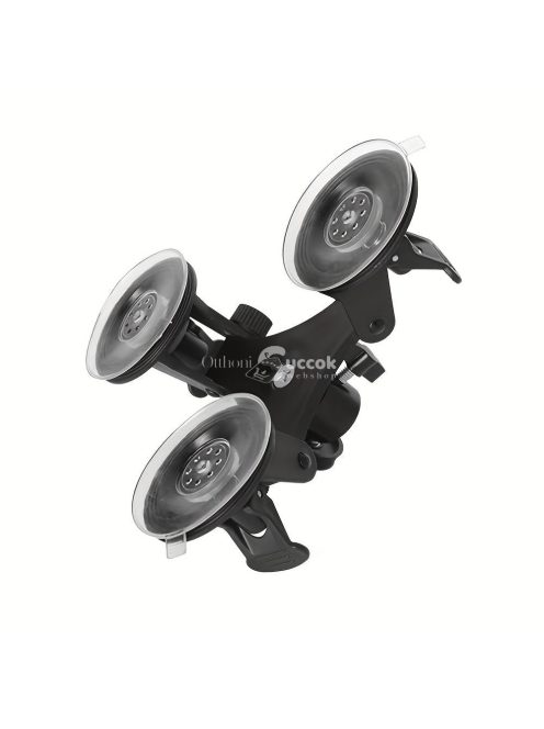 Háromszoros tapadókorongos kamera tartó 360°-os gömbfejjel