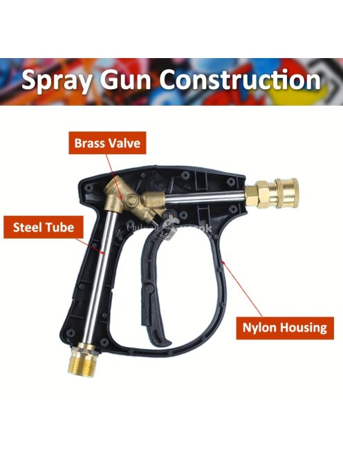 Mintás Nyomásos mosó vízpisztoly autó tisztításához