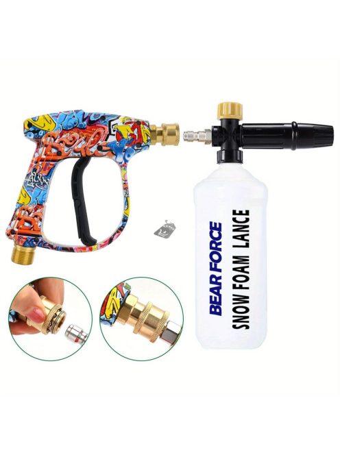 Mintás Nyomásos mosó vízpisztoly autó tisztításához