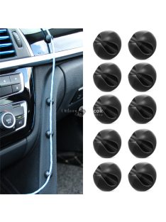 10db univerzális autós műszerfal kábelrendező klip