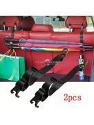 Autós hátsó ülésre szerelhető kampós tároló esernyőkhöz és táskákhoz