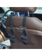 Autós hátsó ülésre szerelhető kampós tároló esernyőkhöz és táskákhoz