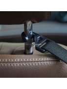 Autós hátsó ülésre szerelhető kampós tároló esernyőkhöz és táskákhoz