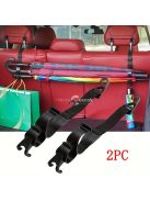 Autós hátsó ülésre szerelhető kampós tároló esernyőkhöz és táskákhoz