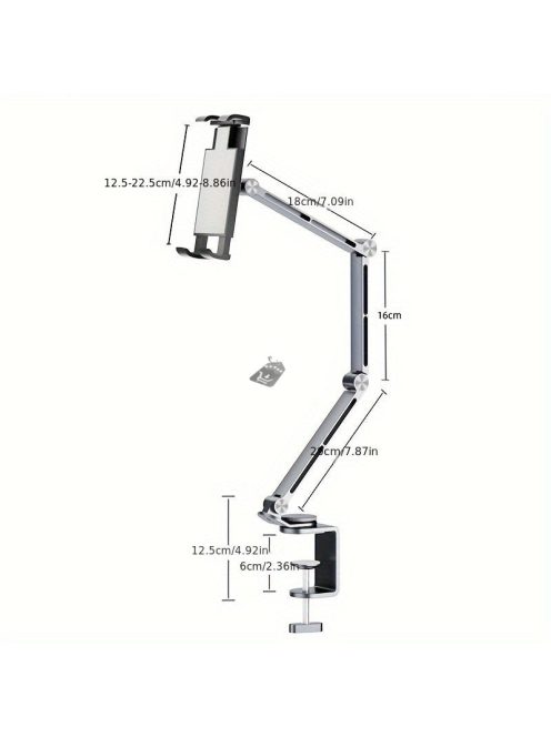Alumíniumötvözetből Készült Forgatható Lemeztartó Mechanikus Kar