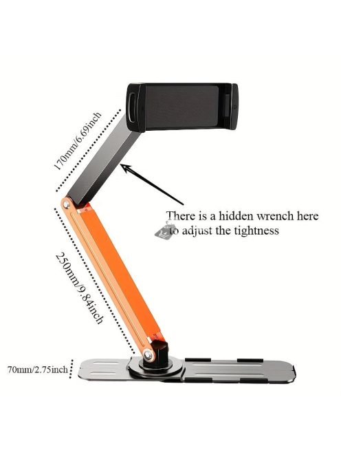 Alumínium ötvözet állvány telefonok és táblagépek számára