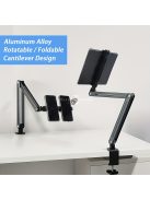 Állítható alumíniumötvözet asztali telefon tartó