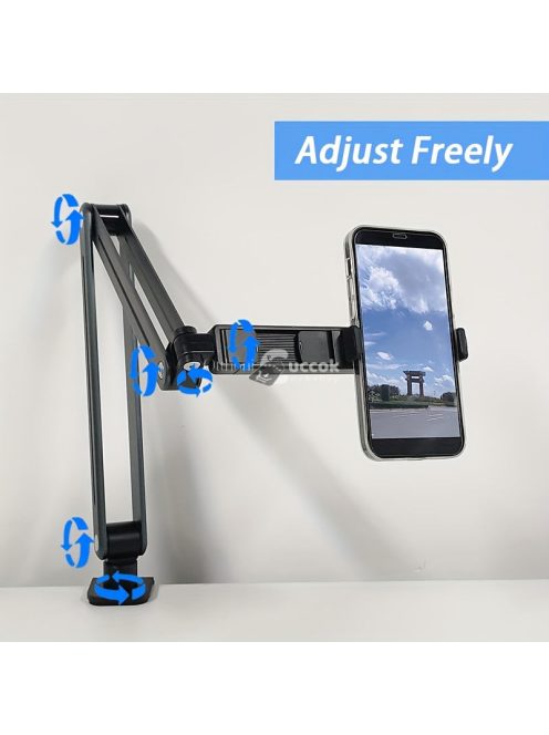 Állítható alumíniumötvözet asztali telefon tartó