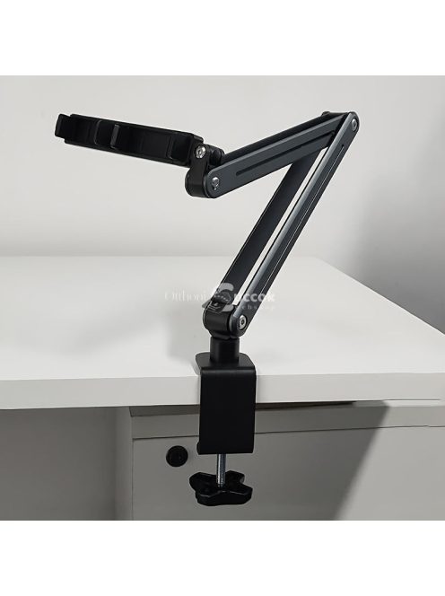 Állítható alumíniumötvözet asztali telefon tartó