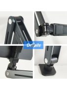 Állítható alumíniumötvözet asztali telefon tartó
