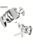 Alumíniumötvözetből készült, többfunkciós, nagy teherbírású, 2.5 hüvelykes markolattal ellátott forgófej-bilincs tartókonzol adapter