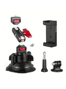   Alumíniumötvözet kettős fej 360°-ban forgatható varázskar tartó