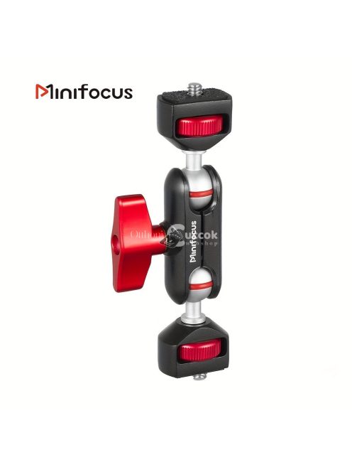 Alumíniumötvözet kettős fej 360°-ban forgatható varázskar tartó