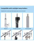 Alumíniumötvözet multifunkcionális, nagy teherbírású 2.5 hüvelykes markolatfejű forgófejű bilincstartó konzol adapter