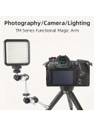 Varázskar Készlet Szuper Szorítóval és 1/4 Dupla Fejű Forgó Tartóval DSLR Kamerákhoz