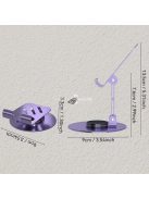 Alumíniumötvözet 360 fokban forgatható telefon- és táblagép-tartó