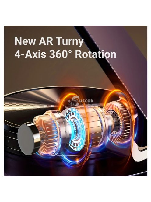 Alumíniumötvözet 360 fokban forgatható telefon- és táblagép-tartó