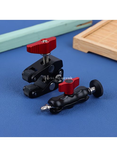 Alumíniumötvözetből készült varázskar karbilincs dupla gömbfejjel