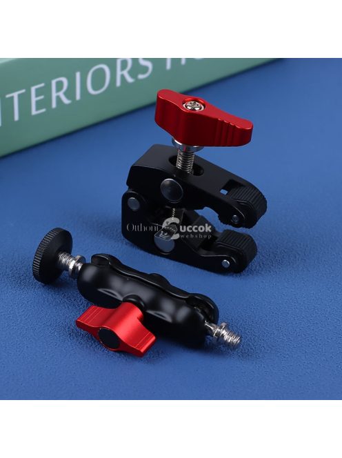 Alumíniumötvözetből készült varázskar karbilincs dupla gömbfejjel